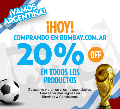 20% off en todos los productos mundial
